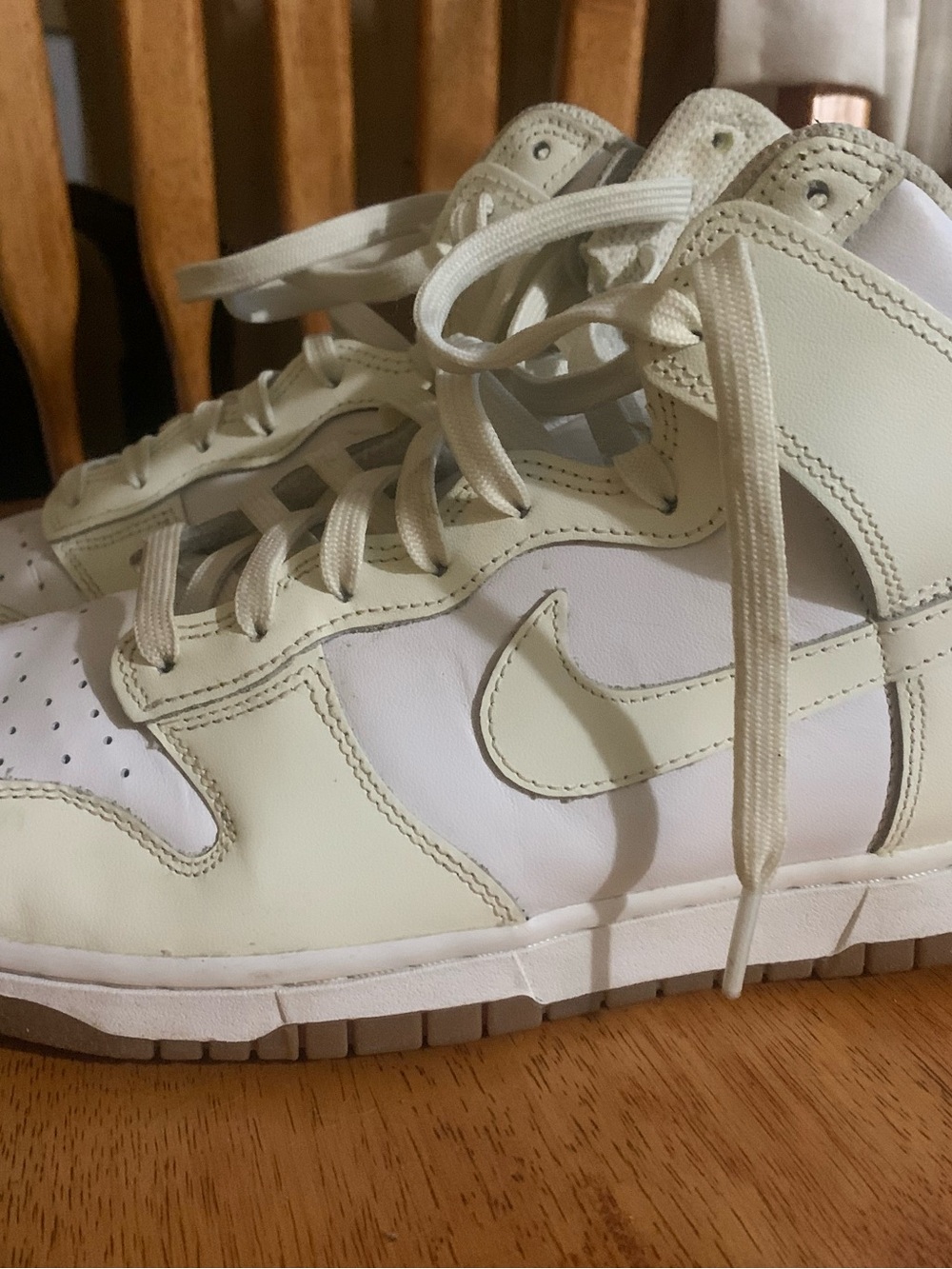 Nike Dunk High Sail Gum White Sneakers - Women’s 9